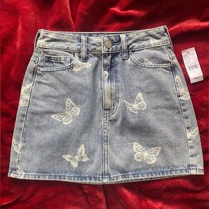 Y2K Pacsun Denim Butterfly Miniskirt (NWT)